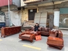 Bộ Sofa Chân Thuyền 2 Văng Gỗ Hương Đá Hàng Víp 1