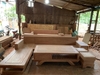 Sofa Chân Thuyền Góc L Liền Hàng Víp K4 ván 2p Gỗ Hương Đá