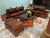 Bộ sofa quây pháo góc cánh tiên gỗ hương đá