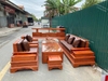 Bộ ghế sofa quây pháo cánh tiên đối gỗ hương đá vip 1