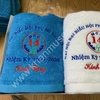Khăn bông quà tặng thêu logo (mẫu 74)