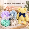 Set Quà Tặng Khăn Gấu Teddy Và Bông Tắm – Nhỏ Xinh, Ý Nghĩa