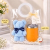 Set Quà Tặng Doanh Nghiệp - Khăn Teddy Và Ly Giữ Nhiệt 360ml