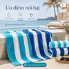 (720gr) Khăn tắm biển size to 75x152cm - 100% cotton