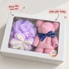 Set Quà Tặng Khăn Gấu Teddy Và Bông Tắm – Nhỏ Xinh, Ý Nghĩa