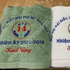 Khăn bông quà tặng thêu logo (mẫu 74)