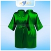 Áo choàng lụa XANH LÁ giá tốt - Sỉ và lẻ toàn quốc