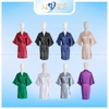 Áo choàng lụa tím nhạt - Áo choàng tắm Spa GIÁ TỐT