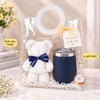 Set Quà Tặng Doanh Nghiệp - Khăn Teddy Và Ly Giữ Nhiệt 360ml