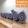 Bộ 6 Khăn cotton cao cấp màu xám