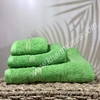 Bộ 3 khăn cotton cao cấp (Màu xanh lá)