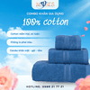 (COMBO 3 KHĂN) Khăn gia dụng 100% cotton - Nhiều màu