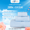 (COMBO 3 KHĂN) Khăn gia dụng 100% cotton - Nhiều màu