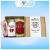 [Theo yêu cầu] Combo khăn quà tặng + bình giữ nhiệt in cao cấp