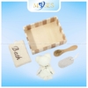 Combo khăn và dụng cụ tắm cao cấp - Theo yêu cầu