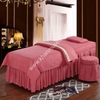Ga phủ giường Spa cao cấp màu hồng