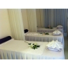 Ga trải giường Spa chần Bông - Màu trắng