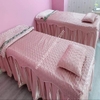 Ga phủ giường Spa màu hồng