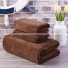 Khăn Spa chuyên dụng - Khăn microfiber màu NÂU
