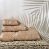 Bộ khăn cotton cao cấp màu nâu