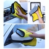 (COMBO 5 KHĂN) Khăn lau ô tô - Khăn lau 2 màu freeship toàn quốc