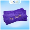 Khăn Spa chuyên dụng - Khăn microfiber màu TÍM