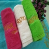 Khăn bông quà tặng giá rẻ cotton thêu logo (Mẫu 125)
