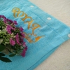 Khăn đắp Body Spa Màu xanh lá cotton thêu logo (Mẫu 4)