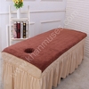 Khăn ga spa cho giường khoét lỗ
