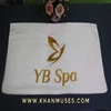 Khăn spa màu trắng (Mẫu 2)