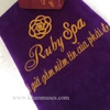 Khăn spa màu Tím