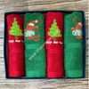 Combo khăn quà tặng Noel - Mẫu cây thông