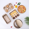 Bộ 5  Khuôn Nướng Bánh Chống Dính Cao Cấp Chất Liệu Thép Carbon - khuôn nướng bánh mì, pizza, cupcake