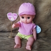 Búp Bê Nhựa 35 cm Cao Cấp Kona Mắt Chớp Chu Mỏ 14 inch Reborn Doll