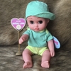 Búp Bê Nhựa 35 cm Cao Cấp Kona Mắt Chớp Chu Mỏ 14 inch Reborn Doll