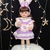 Búp Bê Tái Sinh Thân Gòn Mềm Mại 55 cm = 22 inch Reborn Silicon Vinyl Doll