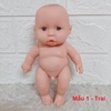 Búp Bê Tái Sinh Nhựa Mềm 18 cm 7 inch mắt 3D  Vinyl Reborn Baby Doll