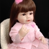 Búp Bê Tái Sinh Thân Nhựa Mềm Mại 55 cm = 22 inch Reborn Silicon Vinyl Doll