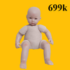 {Đủ Mẫu} Búp Bê Tái Sinh Thân Gòn Mềm Mại 50 cm = 20 inch Reborn Vinyl Doll