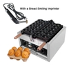 Máy Nướng Bánh Đường Phố Mẫu 12 Quả Trứng Gà GLS1126E + Kèm Dấu Mặt Cười Egg Bread Waffle Maker Electric 1800W 220V PVN5337