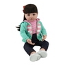 Búp Bê Tái Sinh Thân Gòn + Thân Nhựa Mềm Mại 48 cm = 19 inch Reborn Silicon Vinyl Doll