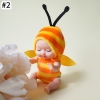 Búp Bê Em Bé Sơ Sinh Ngủ Đông 11 cm 3,5 inch Kèm Trang Phục Sleeping Doll 