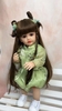 Búp Bê Tái Sinh Thân Nhựa Mềm Mại 55 cm = 22 inch Reborn Silicon Vinyl Doll