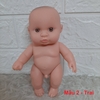 Búp Bê Tái Sinh Nhựa Mềm 18 cm 7 inch mắt 3D  Vinyl Reborn Baby Doll