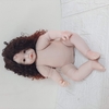 Phụ Kiện Tóc Tơ Giả Bằng Lụa Chịu Nhiệt Tóc Cho Búp Bê Tái sinh 55 cm = 22 inch Doll, Búp Bê 20 cm ixdoll