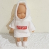 {Hàng Cao Cấp} Búp Bê Ngủ Em Bé Đang Ngủ full silicon 12 cm 5 inch Sleeping Dolls ( kèm giày ngẫu nhiên)