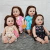 {Đủ mẫu} Búp Bê Bé Gái Tái Sinh Nhựa Mềm Nathaniel Cao Cấp 48 cm 19 inch Silicone Reborn Doll