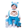 [Đủ mẫu] Búp Bê 55 cm = 22 inch Thân Gòn Mềm Mại  Reborn Silicon Vinyl Doll