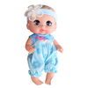 Búp Bê Beem Jun Nhựa mềm 16 cm 6 inch Vinyl Reborn Baby Doll Crying Baby DIY Toys for Ages 3+(Blue)