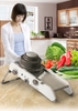 Dụng Cụ Bào Sợi, Cắt Thái Lát Rau Củ Quả Đa Năng Màu Xám